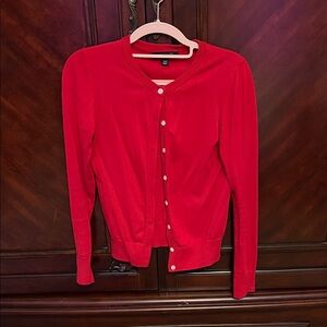 Ann Taylor Vibrant Red Women's Cardigan